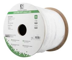 Deltaco Cat6a patchkabel - 100m - hvit