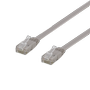 DELTACO Cat6 flat grey 30cm
