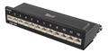 DELTACO Desktop Patch Panel 12 Port Cat.6a Black