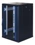 TOTEN G9, 19" floor cabinet, 18U, 600x600, glass front door, black