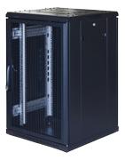TOTEN G3, 19" lattiakaap, 18U, 600x600, perfor. etu- ja takaovi, musta