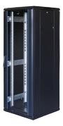 TOTEN G9, 19" lattiakaappi, 32U, 600x600, lasi edessä, metalli takana