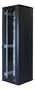 TOTEN G6, 19" floor cabinet, 42U, 600x600, glass front door, black