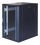 TOTEN G6, 19" floor cabinet, 18U, 600x800, glass front door, black