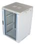 TOTEN TOTEN, 19" wall cabinet, 18U, 600x600, lockable glass door, white