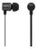 STREETZ stereo headset, in-ear, mic with volume, grey