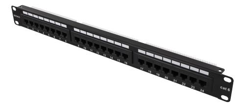 DELTACO Patchpanel Svart 1U (PAN-108)