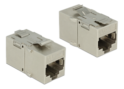 Delock RJ45 Keystone module Cat.6a metal