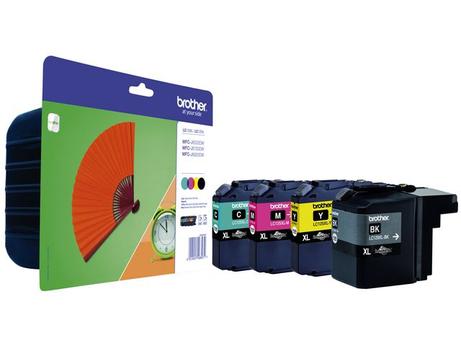 Brother LC129XL Value Pack - 4-pack - svart, gul, cyan, magenta - original - blister med sikkerhet - blekkpatron - for Brother MFC-J6520DW,  MFC-J6720DW,  MFC-J6920DW (LC129XLVALBPDR)