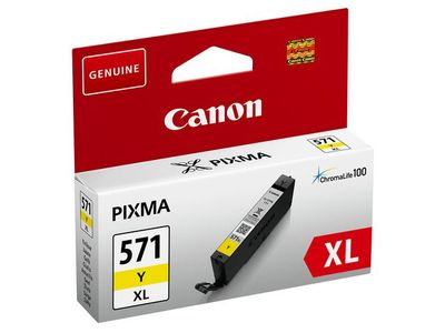 CANON CLI-571XL / 0334C001 High Yellow - Blækpatron Gul (0334C001)
