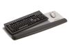 3M Håndledsstøtte t/mus & tastatur med plade grå/sort WR422 (WR422LE)