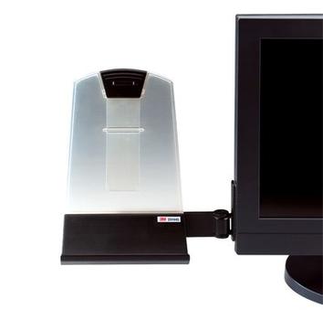 3M Flat Panel Document Holder DH445 black transparent 255x230 (7000080720)
