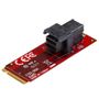 STARTECH U.2 TO M.2 ADAPTER FOR U.2 NVME SSD-M.2 PCIE X4 HOST INTERFACE CTLR