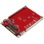 STARTECH M.2 Drive to U.2 (SFF-8639) Host Adapter for M.2 PCIe NVMe SSDs (U2M2E125)