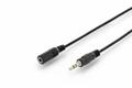 DIGITUS AUDIO EXTENSION CABLE 3.5MM STEREOM/F 1.50M BL