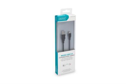 DIGITUS MICRO USB 2.0 CABLE M/M 1.8M USB 2.0 COMP UL BL (DB-300127-018-S)