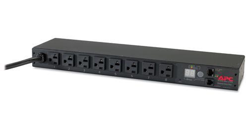 APC RACK PDU METERED 1U 20A 120V (8) 5-20 ACCS (AP7801B)