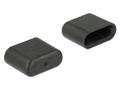 DELOCK Dust Cover for USB Type-C™ male 10 pieces black