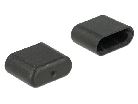DELOCK Dust Cover for USB Type-C™ male 10 pieces black (64008)