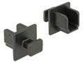 DELOCK 64010 Black 10pc(s) socket cover