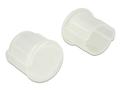 DELOCK Dust Cover for BNC female 10 pieces transparent