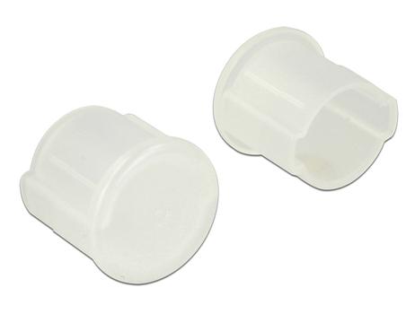 DELOCK Dust Cover for BNC female 10 pieces transparent (64022)