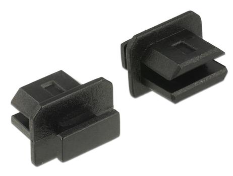 DELOCK Dust Cover for mini DisplayPort female grip 10 pieces black (64026)