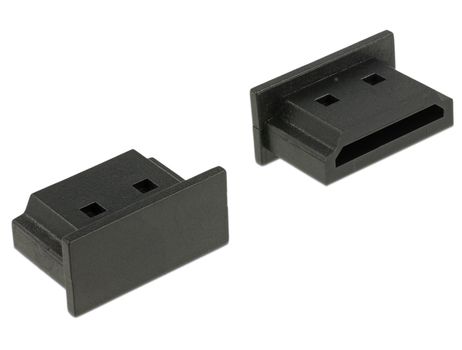 DELOCK Dust Cover for HDMI micro-D female with grip 10 pieces black (64031 $DEL)