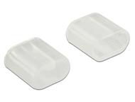 DELOCK Dust Cover for Lightningâ?¢ male 10 pieces transparent (64035)
