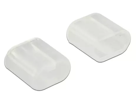 DELOCK Dust Cover for Lightning™ male 10 pieces transparent (64035)