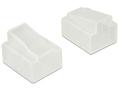 DELOCK Dust Cover for RJ45 plug 10 pieces transparent