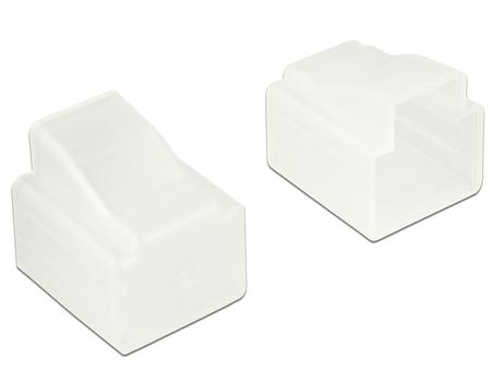 DELOCK Dust Cover for RJ11 plug 10 pieces transparent (64017)