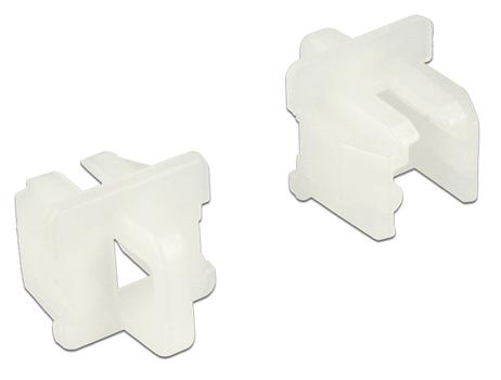 DELOCK Dust Cover for RJ11 jack with grip 10 pieces white (64018)