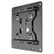 CHIEF MFG FSR1U - Fixed Wallmount,  50x50-200x200,  Max 20,4kg, Black