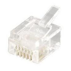 EQUIP Modularstecker Western 6P6C RJ12 100 Stück (121131)