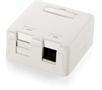 EQUIP 2-Port Keystone Jack Surface