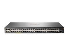 Hewlett Packard Enterprise HPE Aruba 2930F 48G PoE+ 4SFP+ - switch - 48 porter - Styrt - rackmonterbar