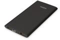 EDNET SLIM LINE ALUMINUM POWER BANK 5.000MAH 2XUSB 1X1A1X2.1A BLACK CABL
