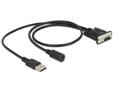 NAVILOCK Connection Cable MD6 Serial > D-SUB 9 Serial for GNSS Receiver with power supply via USB