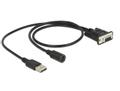 NAVILOCK Connection Cable MD6 Serial > D-SUB 9 Serial for GNSS Receiver with power supply via USB