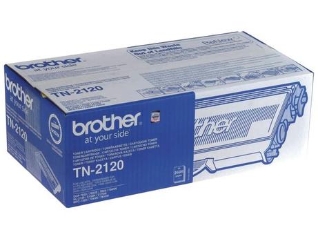 Brother TN-2120 - Svart - original - tonerpatron - for Brother DCP-7030, 7040, 7045, HL-2140, 2150, 2170, MFC-7320, 7440, 7840; Justio DCP-7040 (TN2120)