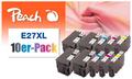 PEACH Combi-Pack E27XL Sort Gul Cyan Magenta