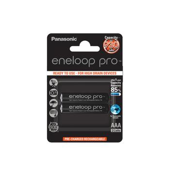 PANASONIC 1x2 Eneloop Pro Micro AAA 930  (BK-4HCDE/2BE)