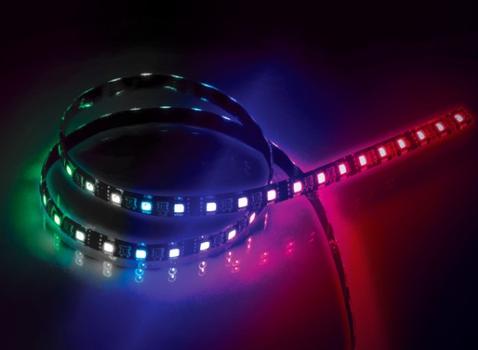 AKASA "VegasMBW" 9pc Magnetic LED Strip light, 50cm RGBW (AK-LD06-50RB)