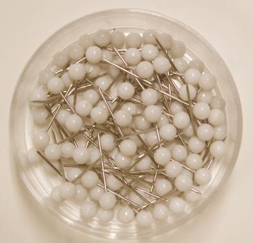 Bünger Kortnål 13mm hvid 100/æske (MP-4 WHITE)