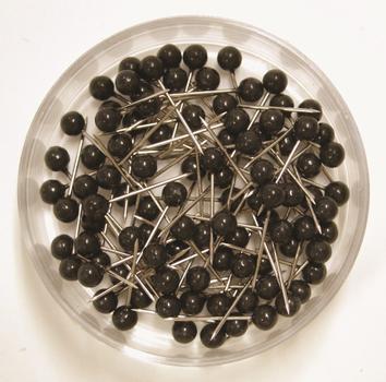 Bünger Kortnål 19mm sort 100/æske (MP-4L BLACK)