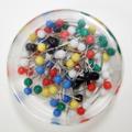 Bünger Map pins 13mm assorted colours 100/box