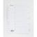 Bünger indices PP A4 1-5 white