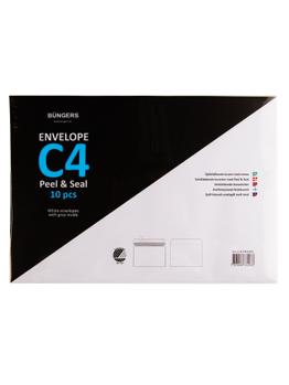 MAYER Consumerpack Envellope C4 P&S white 10/box (BUN833203*25)