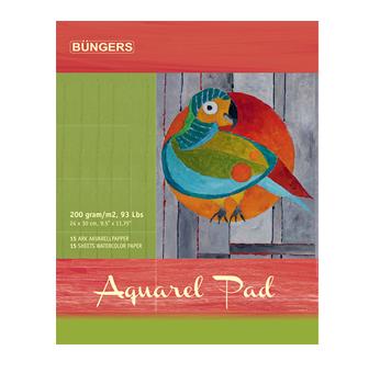 Bünger Akvarellblock A4 200g 15 blad (977801*5)
